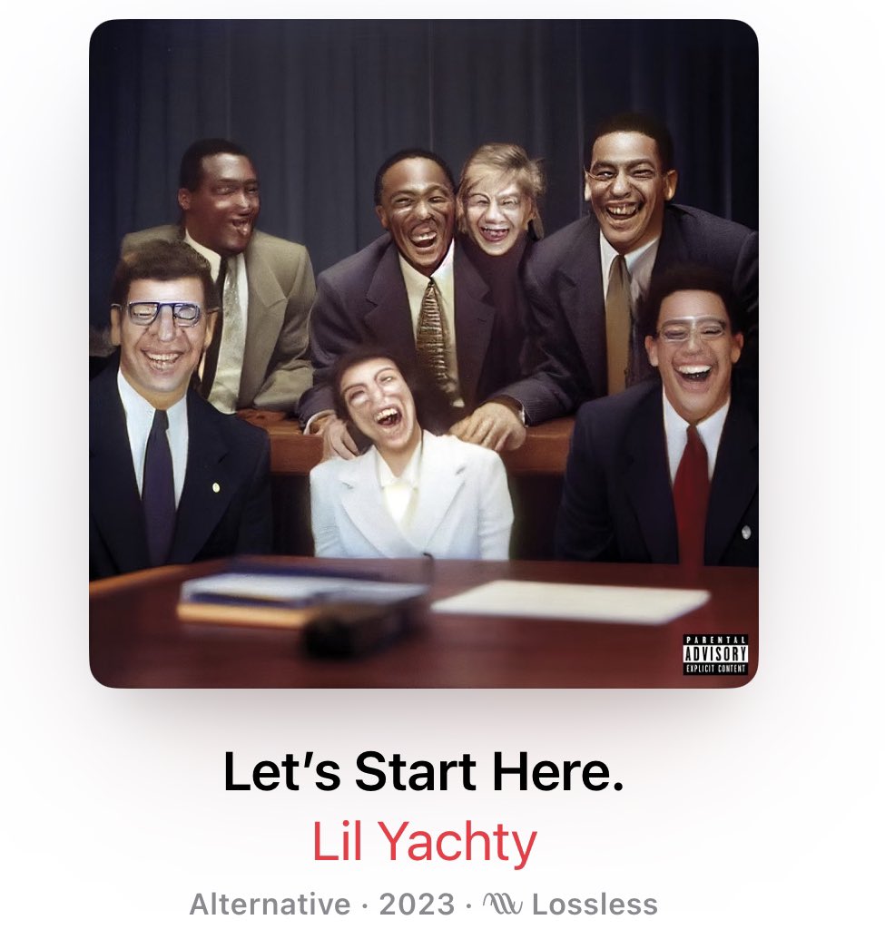 BasGotHottrax's tweet photo. Not gonna front. I never thought I’d ever say this but #lilyachty recent project is creatively different and 🔥. I am like whut?? https://t.co/6dIyxxEVua