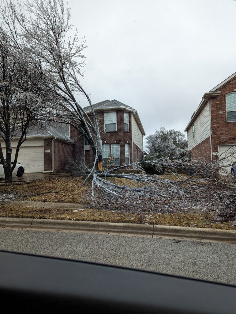 Texas ice storm. #RoundRock #WilliamsonCounty