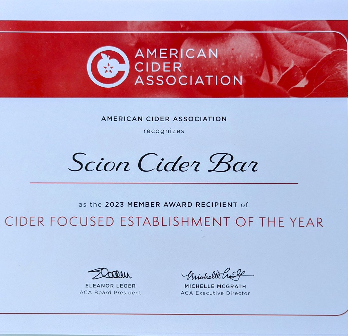 elisabethos's tweet image. Thank you @PickCider for recognizing @scionciderbar &apos;s massive achievement in bringing over 230 fine craft ciders into #SLC #Utah (via @UtahABS special orders) for the 2nd largest on-premise cider selection in the US!

#cidercon2023
#utahdrinks #utahdrinkscider