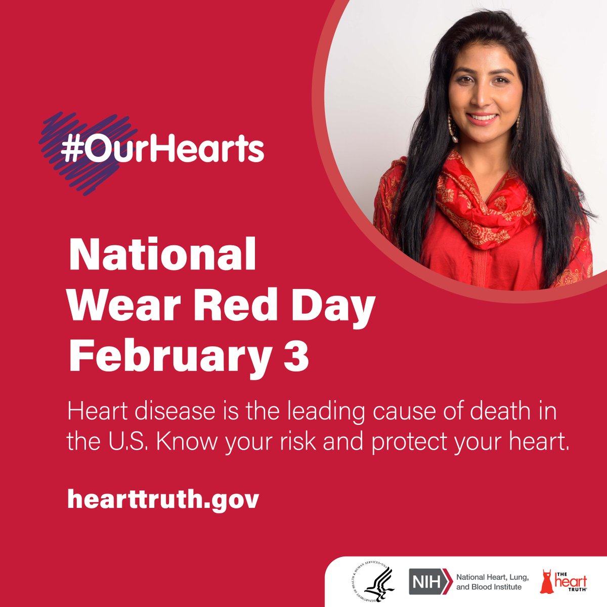 On February 3, we’re joining TheHeartTruth in commemorating National 