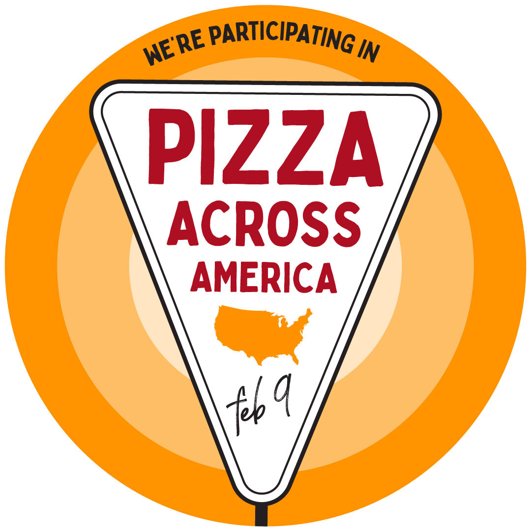 We are participating in #PizzaAcrossAmerica with @SliceOutHunger. Next Thursday, February 9th! Stay tuned!