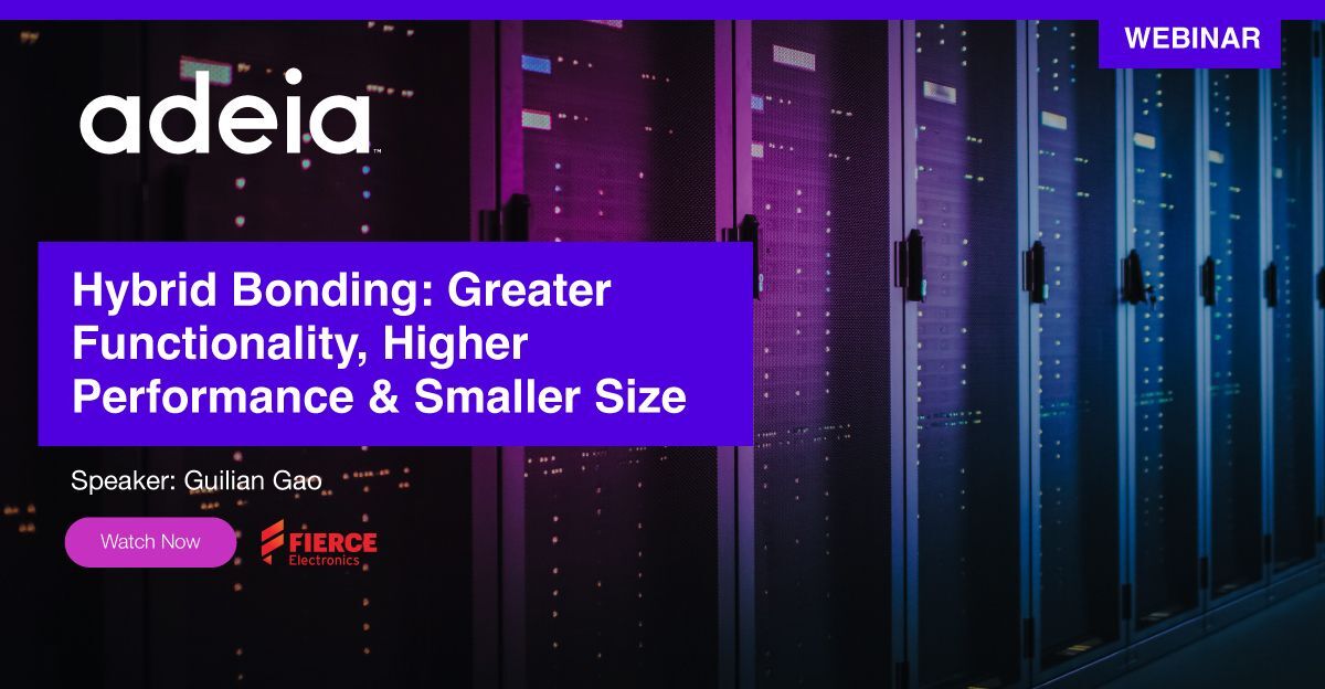 Don’t miss our on-demand webinar, "Hybrid Bonding: Greater Functionality, Higher Performance &amp; Smaller Size”, with our own Guilian Gao
Watch now: lnkd.in/dFUC9EPM