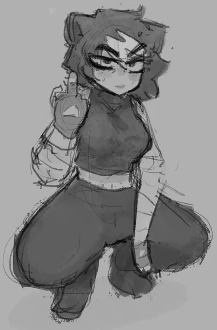 Cinder or something idk 