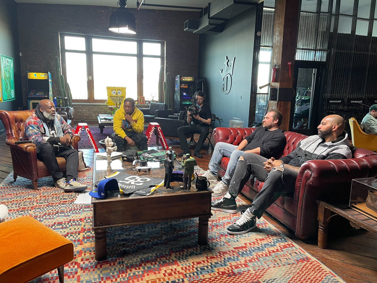 DraftKings (@draftkings) on Twitter photo Behind the scenes today at the <a href="/thecompound__/">COMPOUND</a> with <a href="/mattkalish/">Matt Kalish</a> <a href="/Iam_SetFree/">$et Free</a>, <a href="/DanielleAlvari/">Danielle Alvari</a>, <a href="/Therealkiss/">JADAKISS</a>, <a href="/MisterCBooz/">Carlos Boozer</a>, <a href="/StatikSelekt/">Statik Selektah</a>, Chedda and Deon Point ๐๐ฅ
#Starting5 x #LiveFromTheCompound Behind the scenes today at the <a href="/thecompound__/">COMPOUND</a> with <a href="/mattkalish/">Matt Kalish</a> <a href="/Iam_SetFree/">$et Free</a>, <a href="/DanielleAlvari/">Danielle Alvari</a>, <a href="/Therealkiss/">JADAKISS</a>, <a href="/MisterCBooz/">Carlos Boozer</a>, <a href="/StatikSelekt/">Statik Selektah</a>, Chedda and Deon Point ๐๐ฅ
#Starting5 x #LiveFromTheCompound