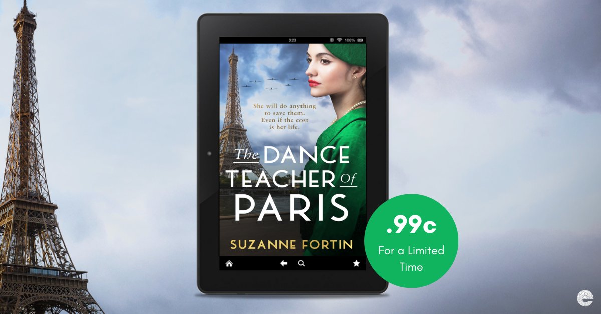 US readers - this one's for you! #Bestselling author @suefortin1's brand new WW2 historical novel, THE DANCE TEACHER OF PARIS is only $.99 this month on @amazon #kindle Don't miss the book readers are calling inspirational and beautiful! loom.ly/LQrV6JY