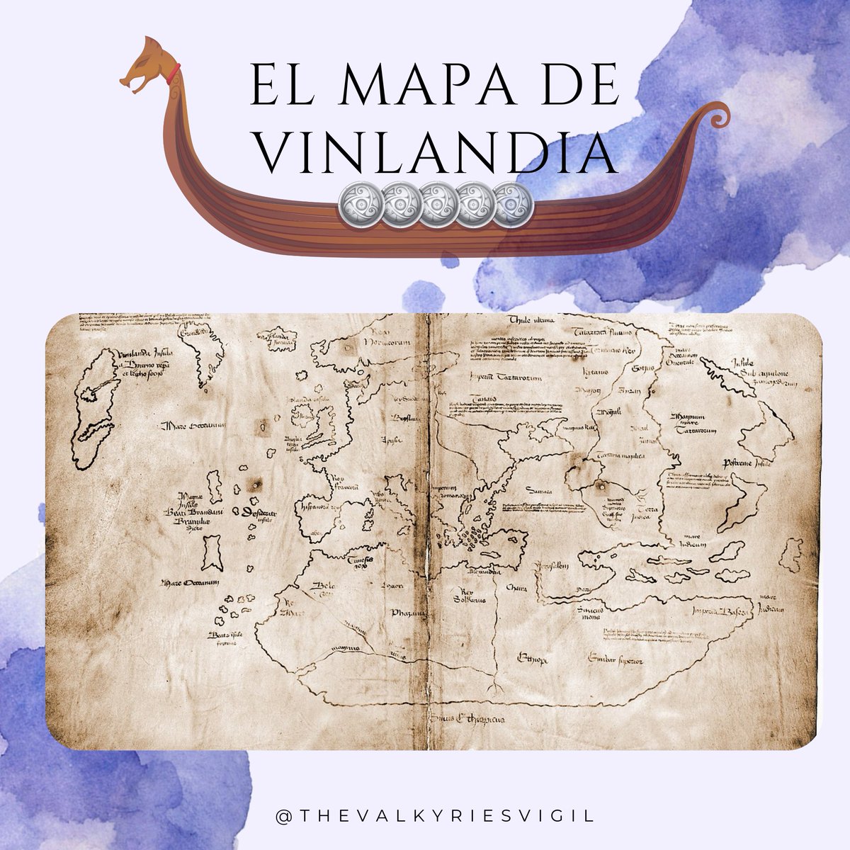 TheValkyriesVig's tweet photo. 🗺️#FluzoMapas ¿Sabéis que hay un mapa vikingo, llamado el mapa de Vinlandia, que demostraba cómo los vikingos habían llegado a América antes que Colón? ¿Problema? Que es más falso que un casco con cuernos y detrás había todo un entramado ideológico bastante chusco. ¿Te cuento?🧵 https://t.co/aNXm4udnzS
