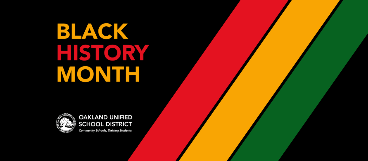 OUSDNews's tweet photo. Here at OUSD, we celebrate Black History Month annually and value teaching about the contributions and achievements of African Americans and those of the African Diaspora all year.

#OurOUSD #BlackHistoryMonth https://t.co/agHBrQkj37