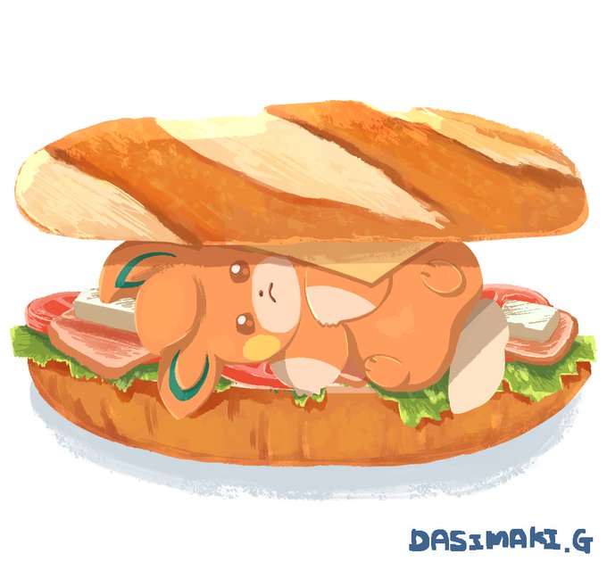 「sandwich」のTwitter画像/イラスト(古い順))