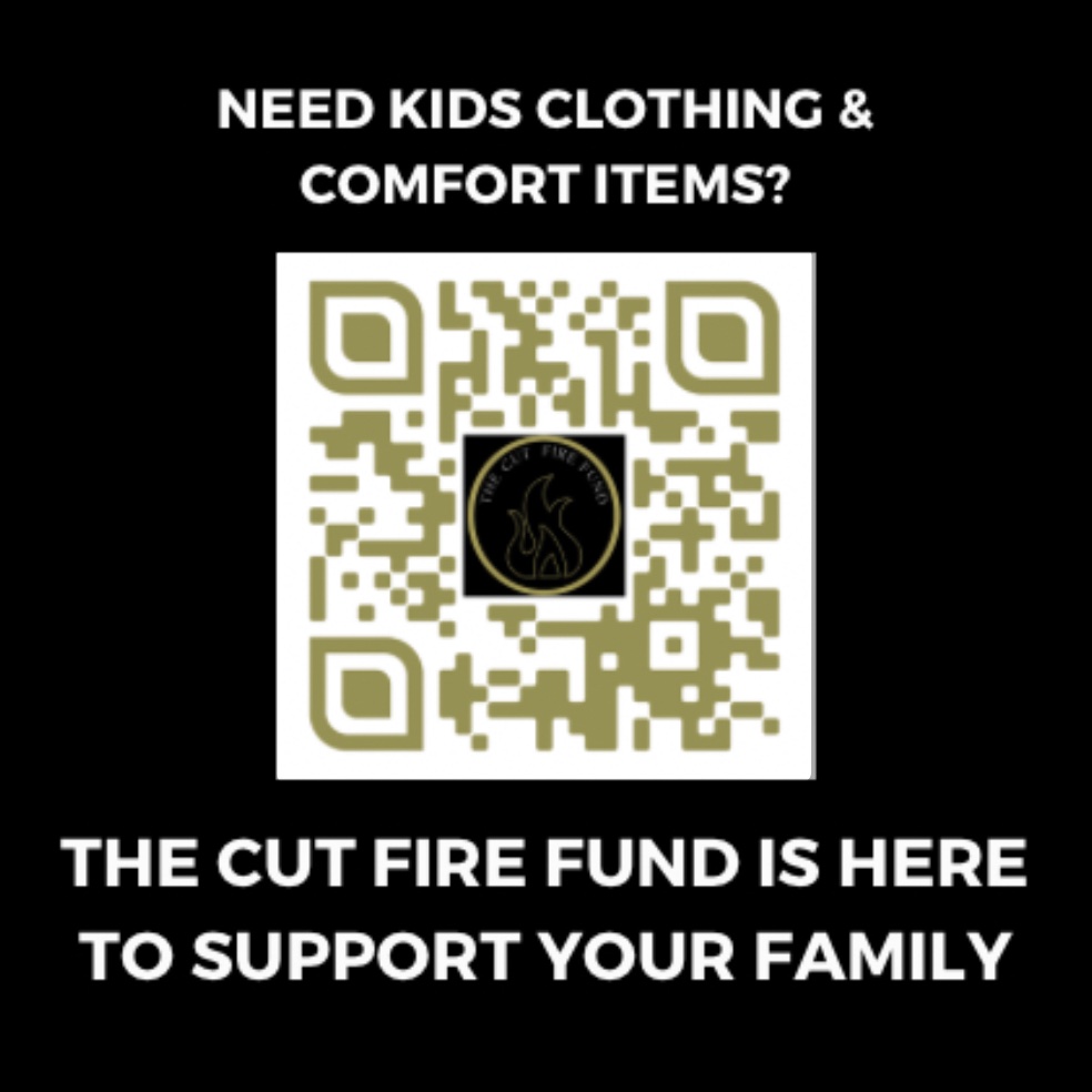 thecut_firefund's tweet photo. Welcome to the Cut Fire Fund!

We aspire to help families that have suffered from house fires and to provide support to first responders. https://t.co/AOOHVnG8Wr