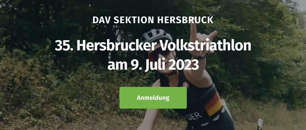 So Sportfreunde, am 9. Juli 2023 findet der 35. Hersbrucker Volkstriathlon statt. Mehr Info &amp; Anmeldung: volkstriathlon-hersbruck.de 
#dav #davhersbruck #hersbruck #sport #triathlon