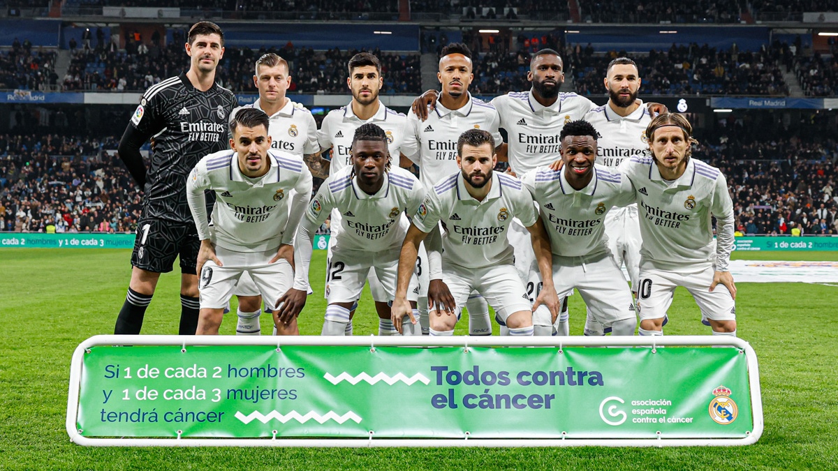 🤍 HALA MADRID! 🤍 
<a href="/realmadrid/">Real Madrid C.F.</a> 🤝  <a href="/ContraCancerEs/">Asociación Española Contra el Cáncer</a>  
<a href="/ContraCancerMAD/">Asociación Española Contra el Cáncer en Madrid</a> | #TodosContraelCáncer