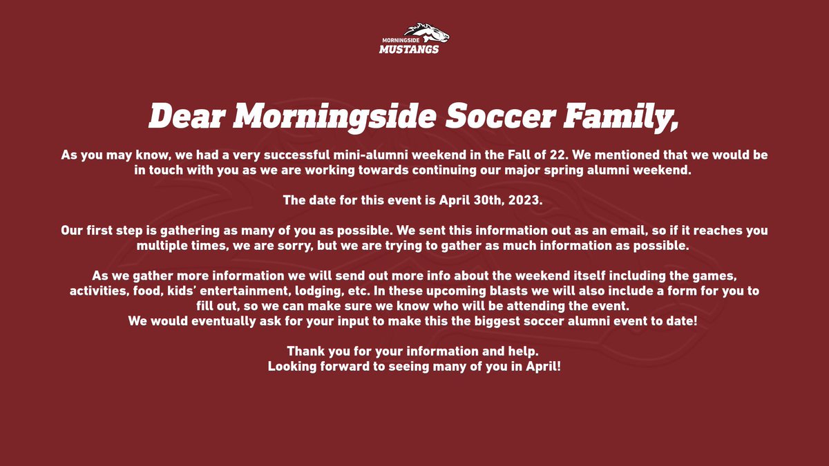 Morningside Mustangs Soccer tweet media