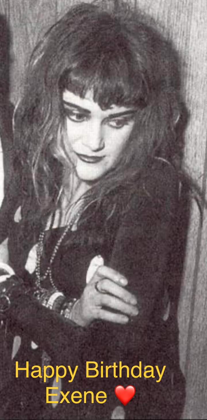 Happy Birthday to punk poet, singer, & songwriter EXENE CERVENKA of the mighty band, X! A true original! 