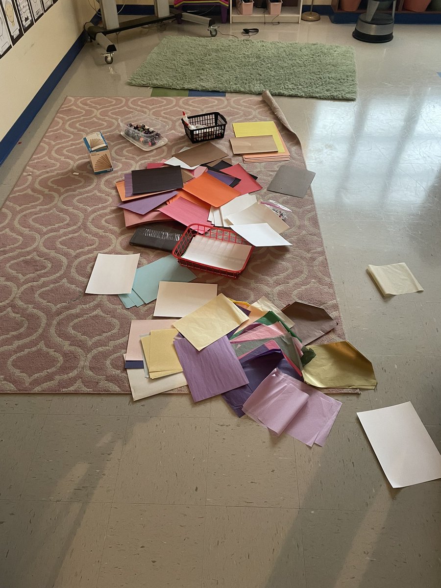 Mrs_BGunter's tweet photo. Letting the mess take over today so students can have some hands on learning! Building landforms in third grade - stay tuned for the final products🌋⛰️🏜️ #cees #learngrowlead #thirdgrade #lexcs https://t.co/VwRDxjuMvP