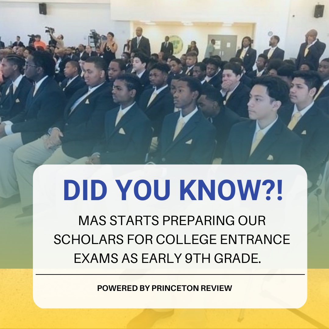 Cultivating College Readiness is an important part of our program and we are excited to provide students with test prep through @theprincetonreview 🙌🏽‼️