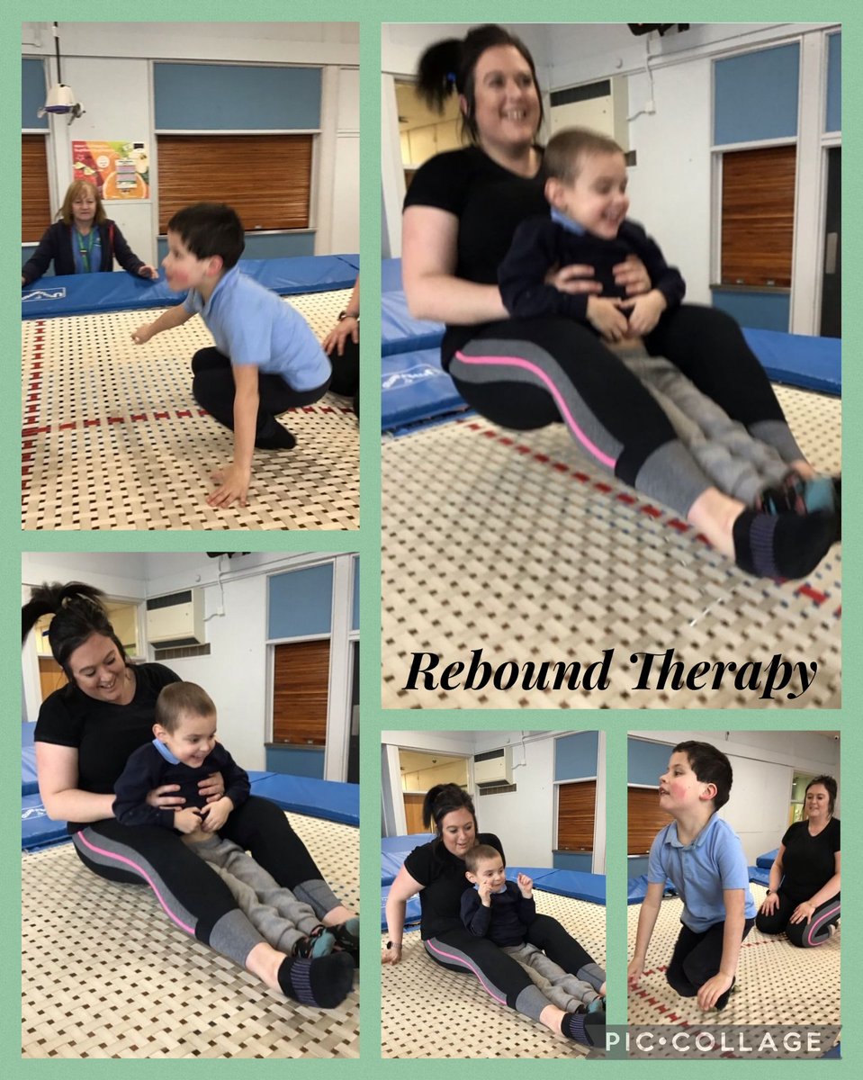 Look at their smiles bouncing on the trampoline! #reboundtherapy
#healthyconfidentindividuals
