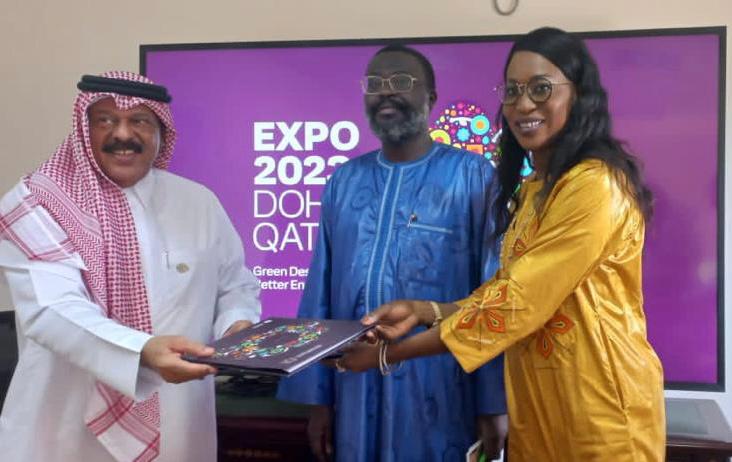 Dans le cadre de la préparation de la participation du Sénégal à l'Exposition horticole de Doha,Mme Zahra Iyane THIAM DIOP, Directeur général de l’Agence Sénégalaise de Promotion des Exportations, et Commissaire général de l'Expo pour le Sénégal, a

asepex.sn/exposition-hor…
