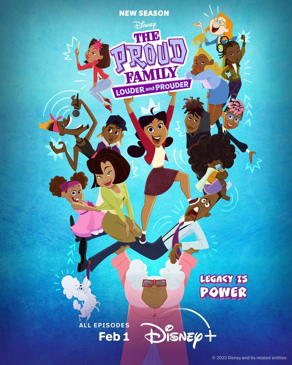 This new season of The Proud Family (out on @DisneyPlus now) is SO GOOD, especially the autism episode. It’s a must watch!!👏🏾💙

#LouderAndProuder 
#BlackHistoryMonth