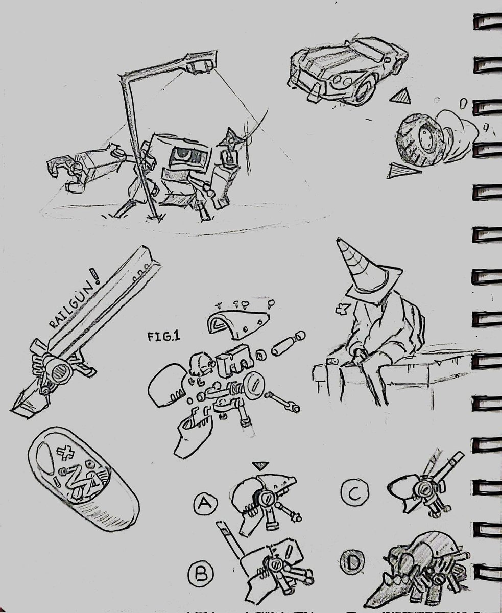 Ten_Ton_Turbo's tweet image. Pretty old sketches. Always forget to post on Twitter. 
#Robots #scifi #cartoon #sketches #Mecha #メカ #робот #SecretTagForPeopleThatAreStillPayingAttentionToThisHorriblePost