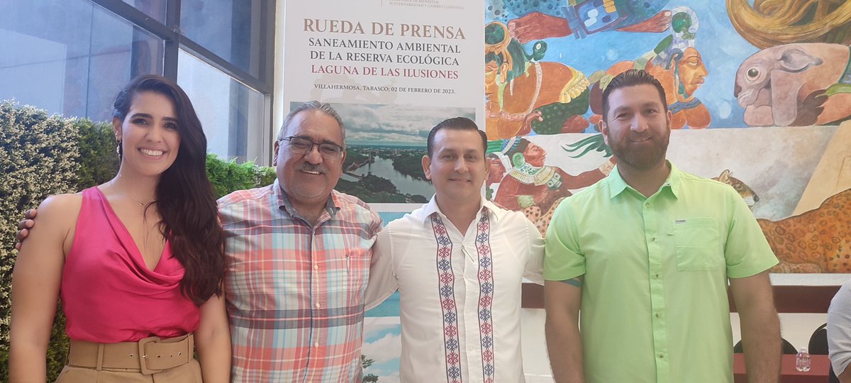 AntonioDelAng_F's tweet photo. Con gusto he participado hoy en la rueda de prensa, convocada por el @Gobierno_Tab en materia de recuperación de la Laguna de "las ilusiones", con la presencia del Gobernador @cmmerino , la alcaldesa @YolandaOsunaH secretarios, diputados y expertos en la materia. https://t.co/o8UERlEJrp