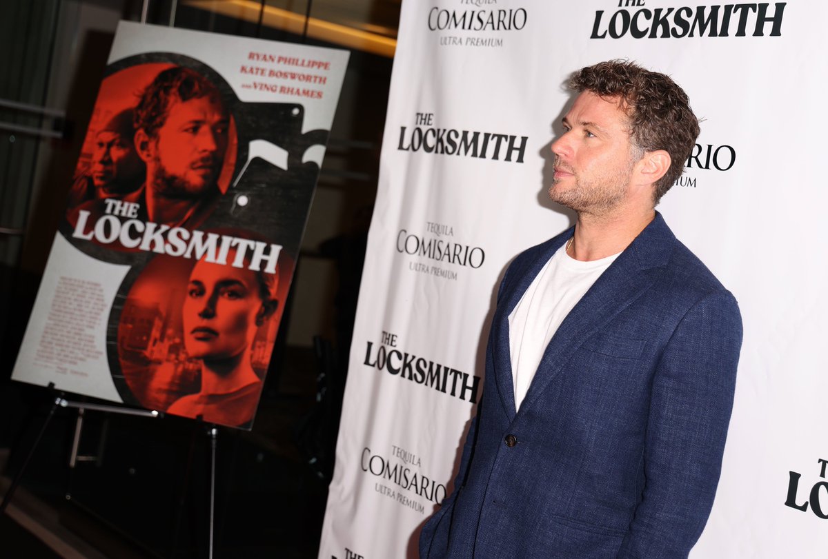 UPhillippe's tweet photo. 📸@RyanPhillippe at "The Locksmith" LA Premiere Screening - 30 January 2023 - Out tomorrow in Theaters &amp; Streams https://t.co/5lWM4APZvh