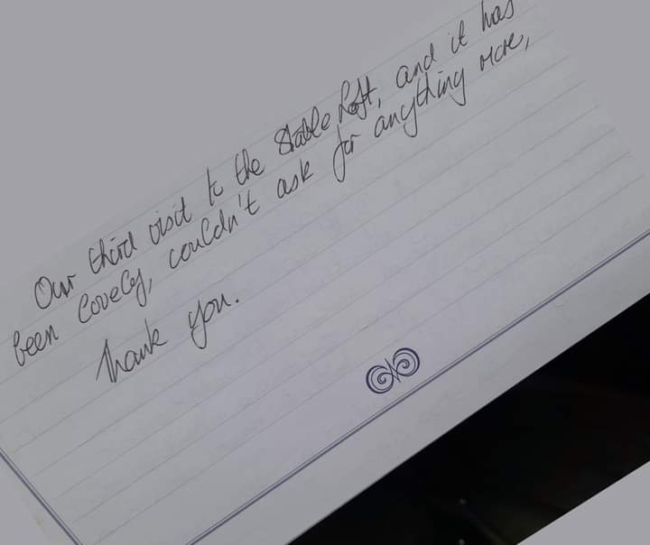 HolidayInLakes's tweet photo. We love reading comments from our guests at The Stables #Bowness #Windermere Thank you for supporting our small business. xx 

🛎 10% reduction to our prices in February. 

#LakeDistrict #Lakes #Cumbira #shortstay #holidaylet #holidaycottage #shortbreak #ukbreak #staycation https://t.co/Om0MrTXdEL