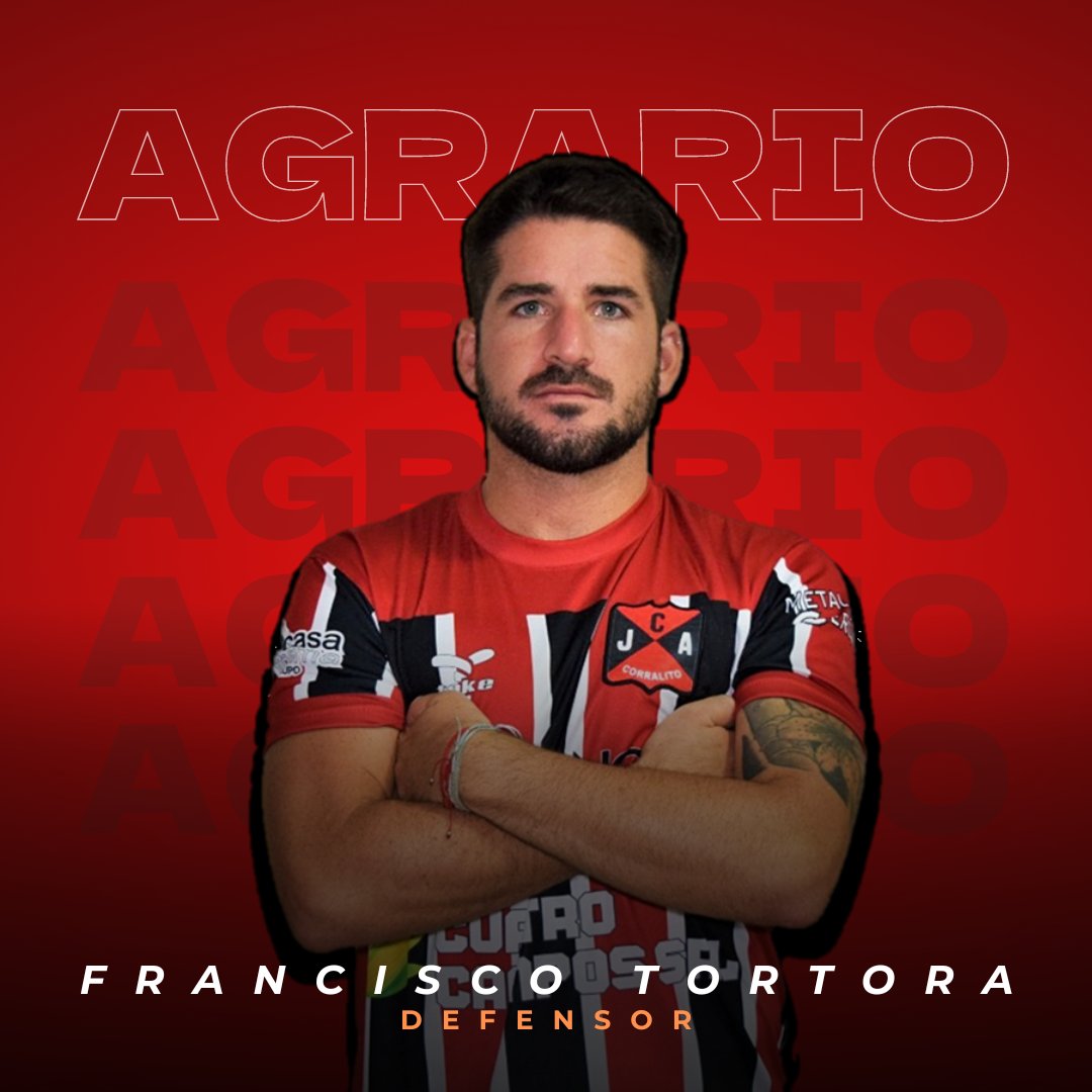 🤝 #MercadodePasesCJA
Francisco Tórtora se suma para el proyecto 2023.

El defensor de 28 años, nacido en Capital Federal, vistió los colores de Talleres de Córdoba y 9 de Julio de Río Tercero.

El jugador está habilitado en la lista del Provincial.

¡BIENVENIDO!