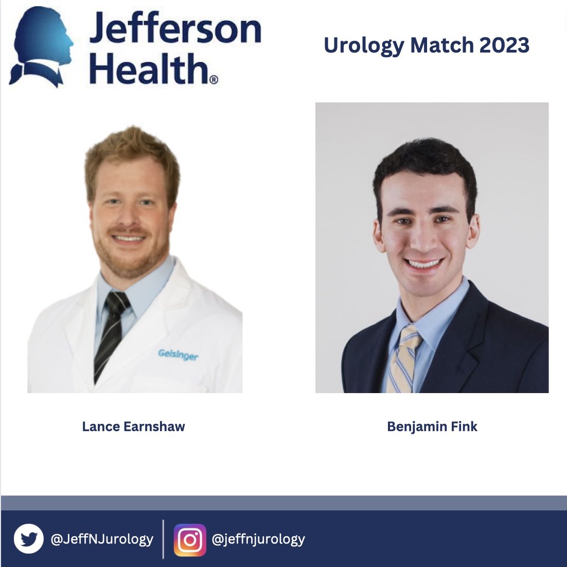 #Uromatch2023 we are beyond excited to have these two to join our family next year! Congratulations!! <a href="/FinkBenjaminA/">Benjamin Fink</a> <a href="/LanceEarnshaw/">Lance Earnshaw, DO</a>