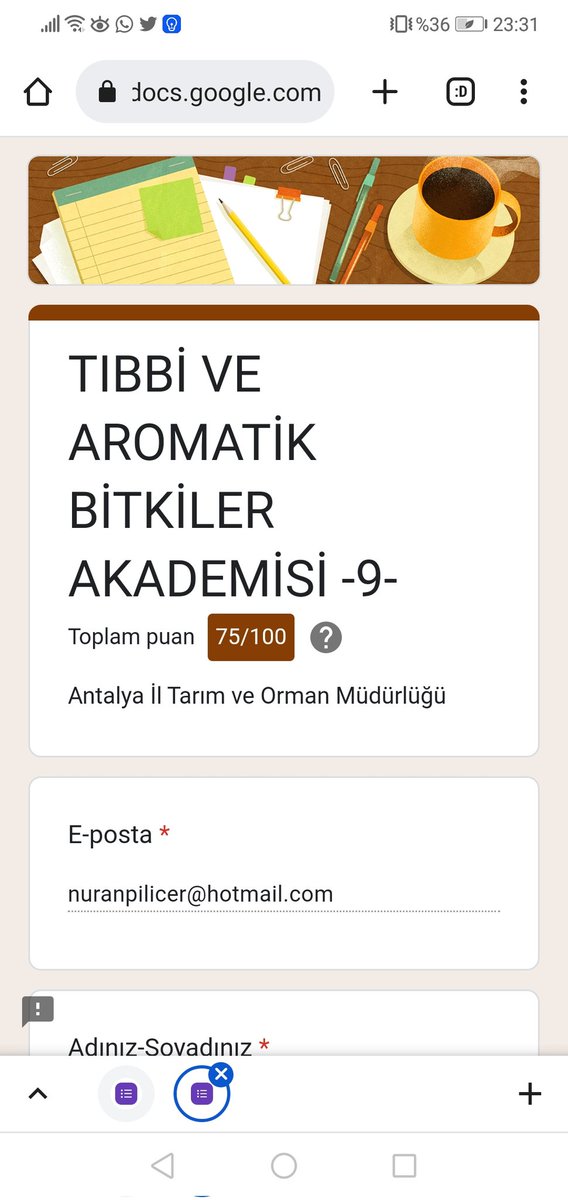 NuranPilicer's tweet photo. @antalyailtarim @VahitKirisci @ersinyazici1 @gokhankaraca_ #GelecekTarımda
#Tabakademisi
9. Sınav sonucu https://t.co/5ED11CVlFx