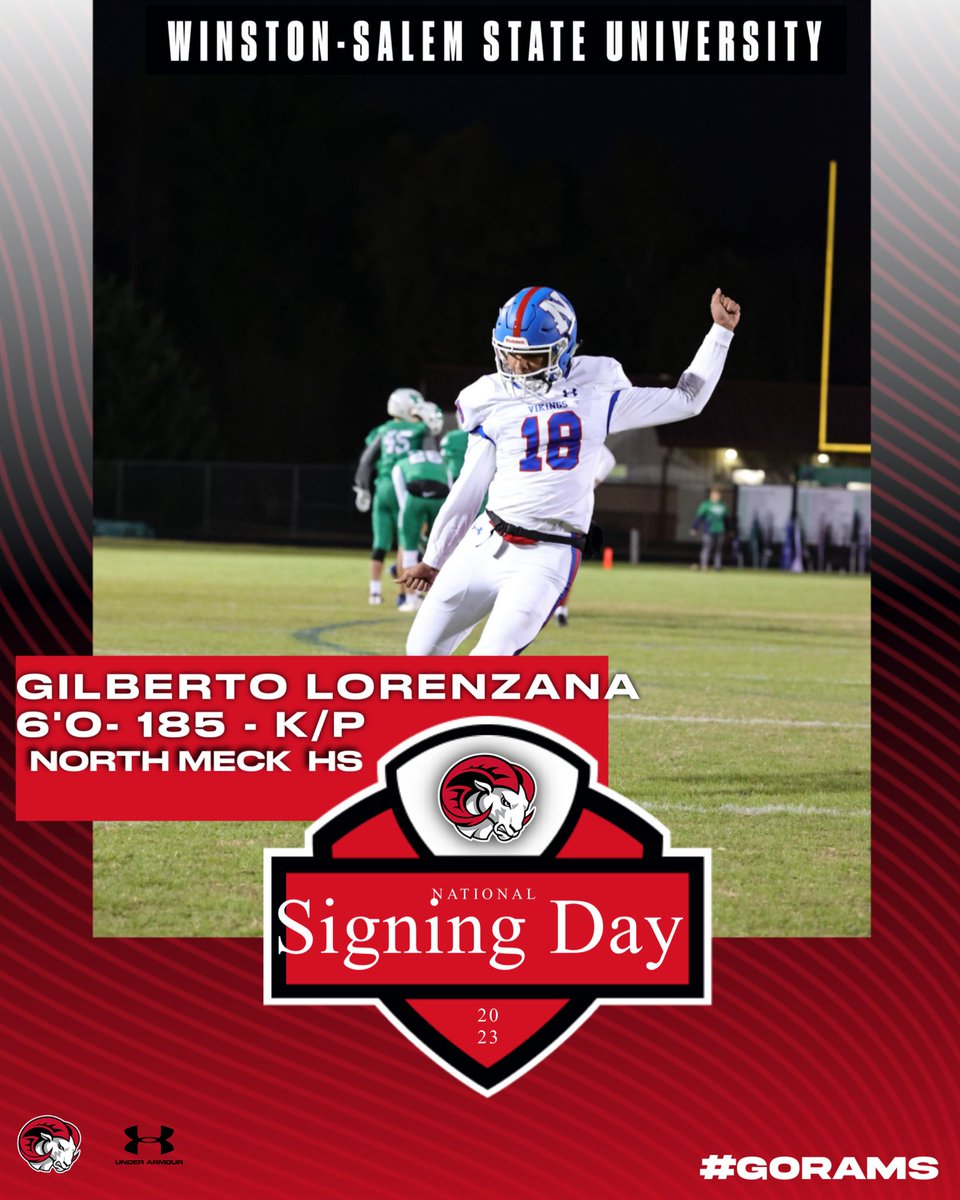 Welcome to the Ramily Gilberto! #RamNation #ProtecttheLegacy #NSD23 #Signed