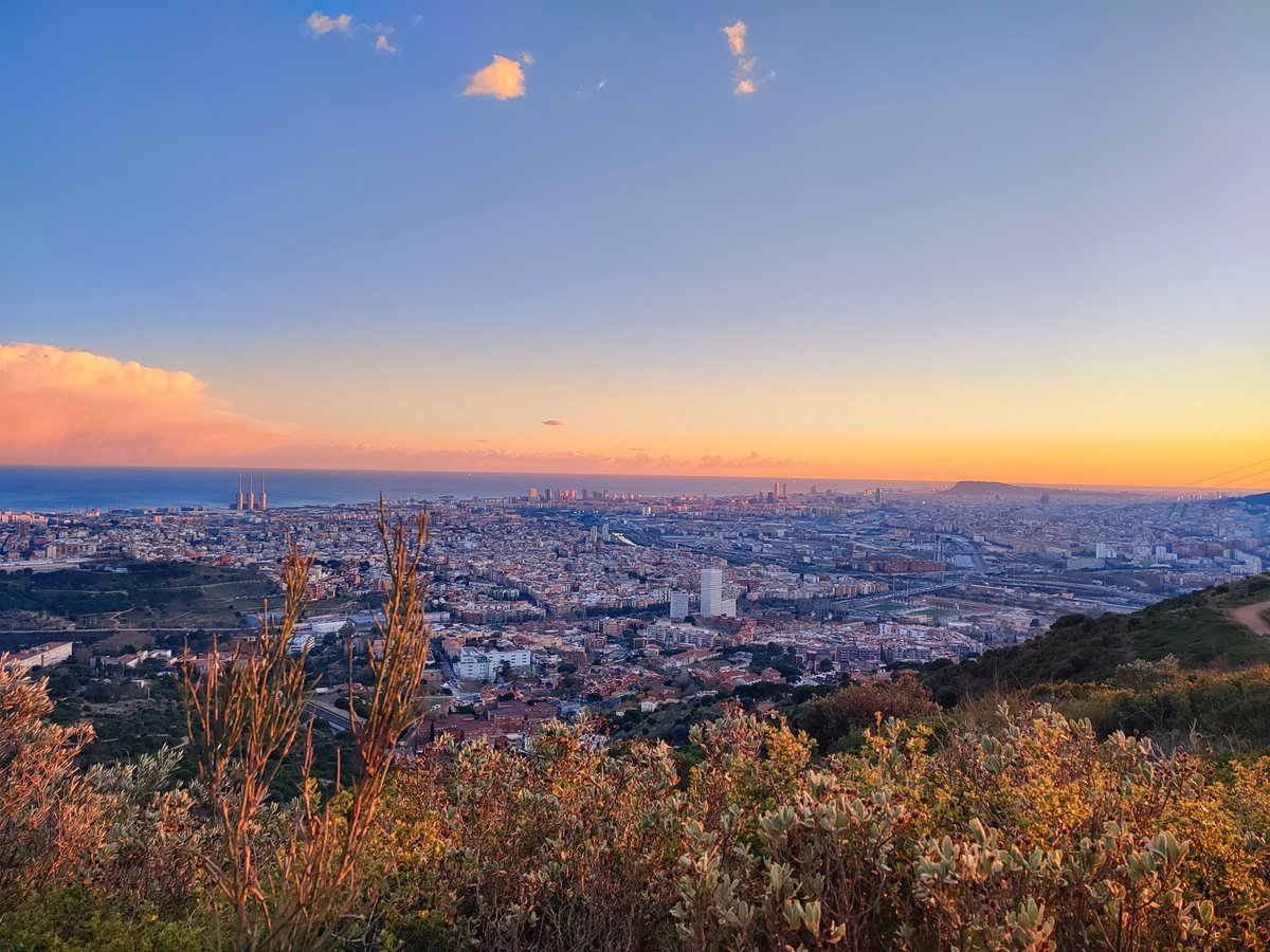 Twentytuhostel's tweet image. En Barcelona ciudad tenemos montañas donde disfrutar de una tranquila tarde de invierno con vistas al mar y a la montaña 🌄
⠀⠀⠀⠀⠀⠀⠀⠀⠀
Increíble 🌇
⠀⠀⠀⠀⠀⠀⠀⠀⠀
#SerraladaDeLaMarina #Barcelona #Barcelonas vistas al atardecer #AtardecerBarcelona #atardecer #sunset