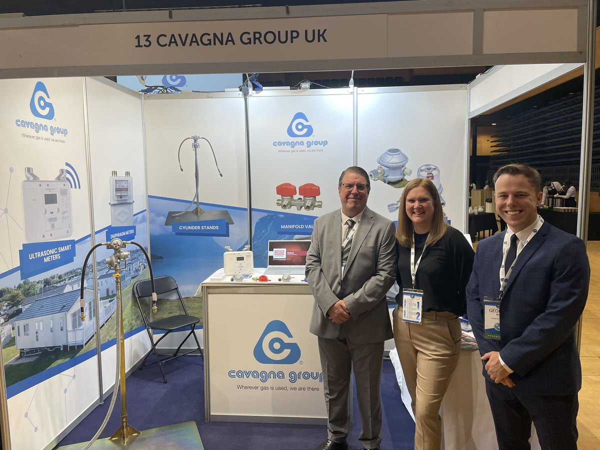 _Hallworth's tweet photo. An interesting exhibition &amp; conference @BHHPA Thanks to all who visited our stand. @CavagnaUK team and myself enjoyed meeting you all. #LPG #BHHPA23 #LPGsmartmeters #gasmeters #changerovervalves https://t.co/M6zKQRRtXZ