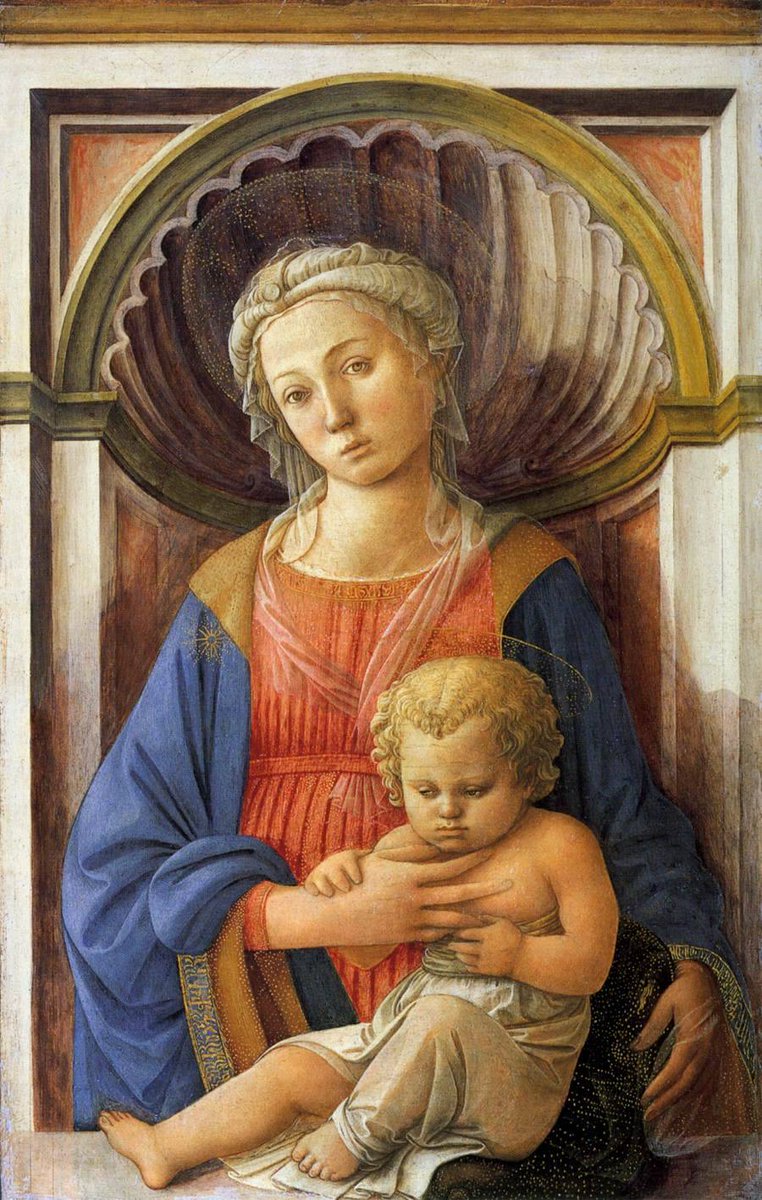 Madonna and Child. 
#FilippoLippi -1440