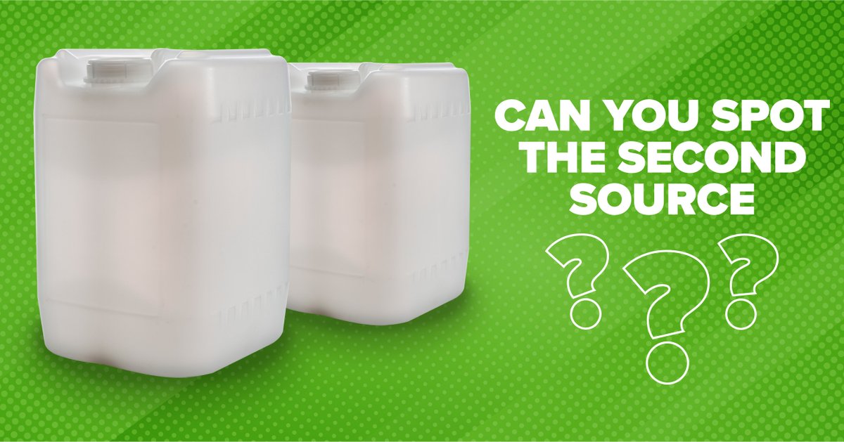 PriorityPlastic's tweet photo. Can you spot the second source?

A second source like #PriorityPlastics gives you the same—or even better—#qualitypackaging. Make us your immediate backup plan when your #supplychain unexpectedly breaks. It keeps your products moving and customers happy. https://t.co/DqeHdK3WlJ https://t.co/LFLTpLlI3f