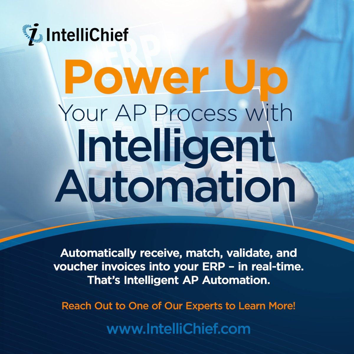 Intellichief's tweet photo. Accurately process more invoices in less time – error-free. An intelligent #APautomation solution makes that a reality with hands-free invoice processing. Learn more. https://t.co/kZ56eIU51i https://t.co/gq5TZf4LUY