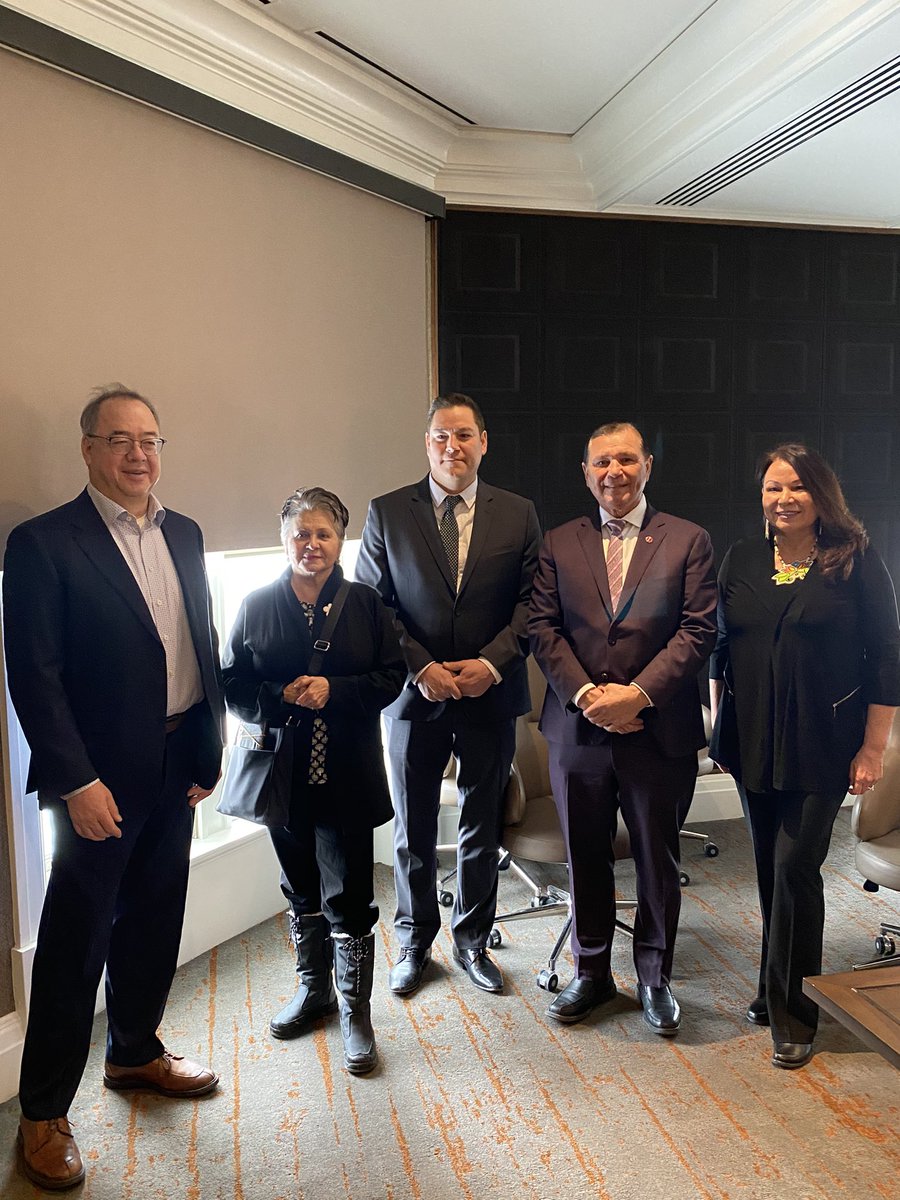 KristinaMartin9's tweet photo. A pleasure to work with @cdnclubottawa in putting on today’s panel event on Indigenous Econ Devt with Minister of Indigenous Services @PattyHajdu, @PLATOTesting, @BullTabatha @ccab_national, Kitsaki &amp; @DMadahbeeLeach. A packed room w/ a collective sense of hope for the future. https://t.co/ib08xmzXR8