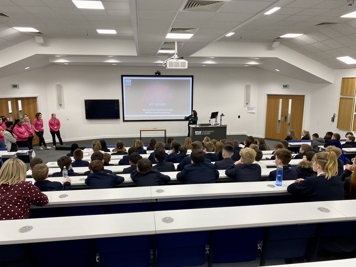 Thank you to the WP team @DerbyUni for an amazing Y8 campus visit today. Students had an awesome time👍 #raisingaspirations #futurecareers #aiminghigh