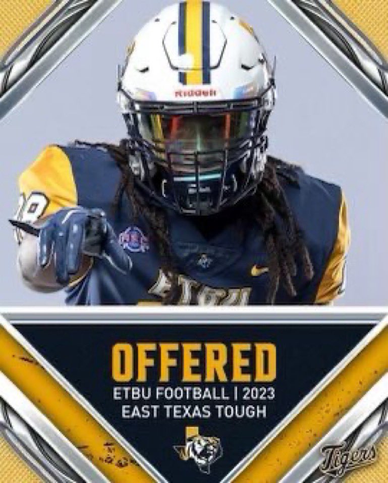 dior28live's tweet image. After a conversation with @ETBUCoachWillis I’m blessed and honored to receive an over from East Texas Baptist University @FootballForney
