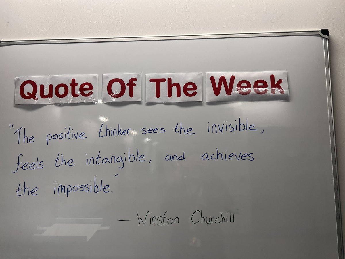 Week 3 ‘Quote of the week’ #Teamresp