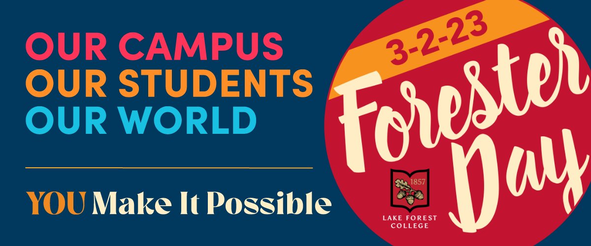 Mark your calendars, Foresters! Forester Day, March 2, is approaching fast. We have planned an exciting suite of events so all Foresters can show the College some love and support. 🐻 Check out the plan here, and stay tuned for more updates! ow.ly/HxaF50MIpL8