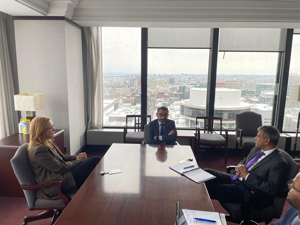 I met with British Columbia Ministers @BrendaBaileyBC and @MurrayRankinNDP to talk about Indigenous partnerships, and strengthening our supply chain while protecting our environment. We also discussed trade opportunities and how they will benefit Canadians.