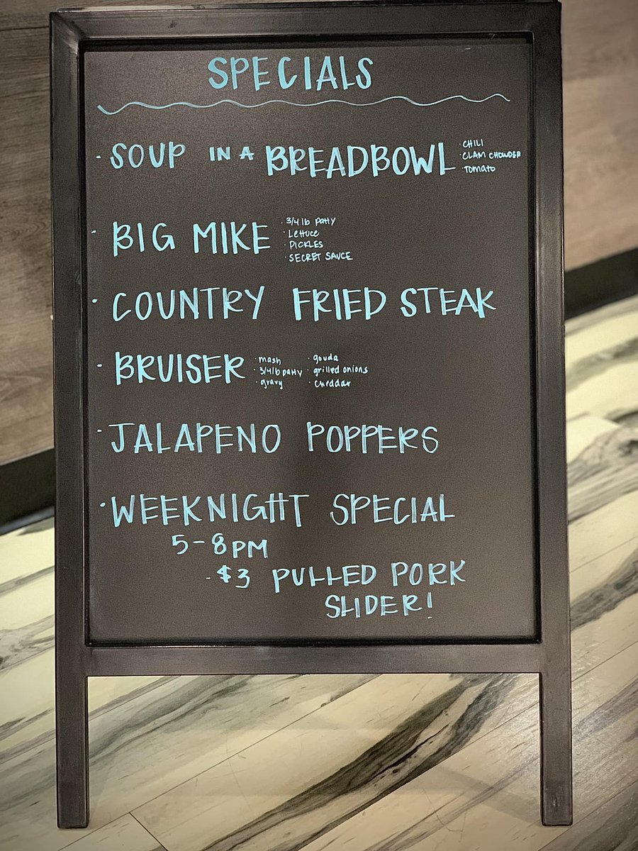 VisitTracy's tweet photo. Check out the Station on 6th specials for today! #special #foodie #lunch #visittracy https://t.co/AgzUkwoY5k