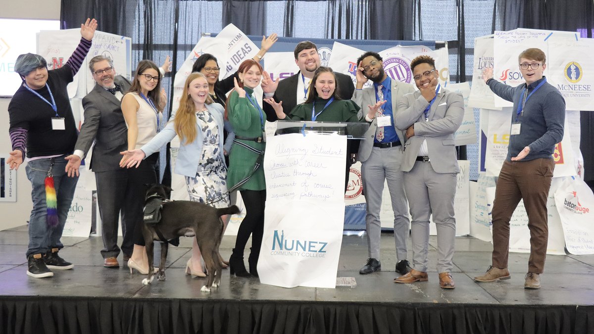 LA_Regents's tweet photo. That's a wrap from the #LAMeauxmentum Summit!

A BIG THANKS to our institutions, staff, and students for sharing their big ideas to gain 𝙈𝙀𝘼𝙐𝙓mentum for Louisiana higher education!

#LaProspers https://t.co/SgZBWq5mwx