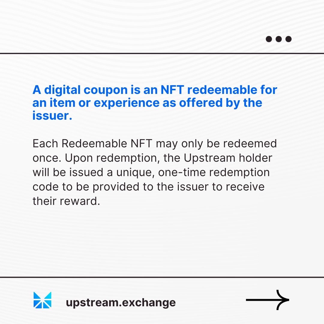 UpstreamXchange's tweet photo. The first digital coupon to go live on Upstream is @JupiterWellness, now available for all their shareholders of record to claim.🎁
#digitalcoupon #blockchain #web3 https://t.co/50ZlrEMsHy