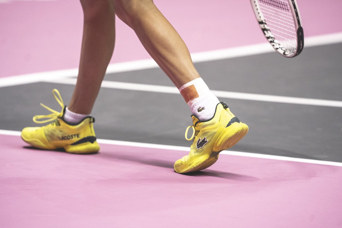 WTA's tweet image. Down to the last 8️⃣ in Lyon!

{1} Garcia vs. Paolini
Osorio vs. Noskova

{7} Kovinic vs. Parks
{5} Potapova vs. Zanevska

#O6SLM23