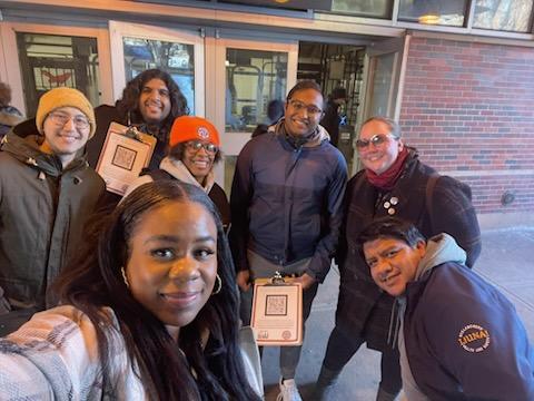 local79nyc's tweet photo. Local 79 teamed up with @OpenNYForAll to talk to community members about the rezoning proposal to build much needed new housing at 1880 Coney Island Ave, which will bring more than twice the number of affordable homes built in Brooklyn community district 12 in the last decade! https://t.co/vPqJxMkVof