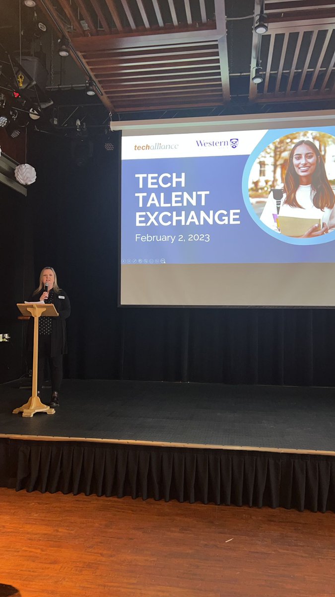 TechAlliance's tweet image. We are at Tech Talent Exchange at @WesternU. All students looking for a career in one of the fastest-growing technology-driven markets, visit us at the Wave (UCC Second floor) and get ready for the best networking opportunities.

#LdnOnt #LdnTech #TTXwestern #Mustangs