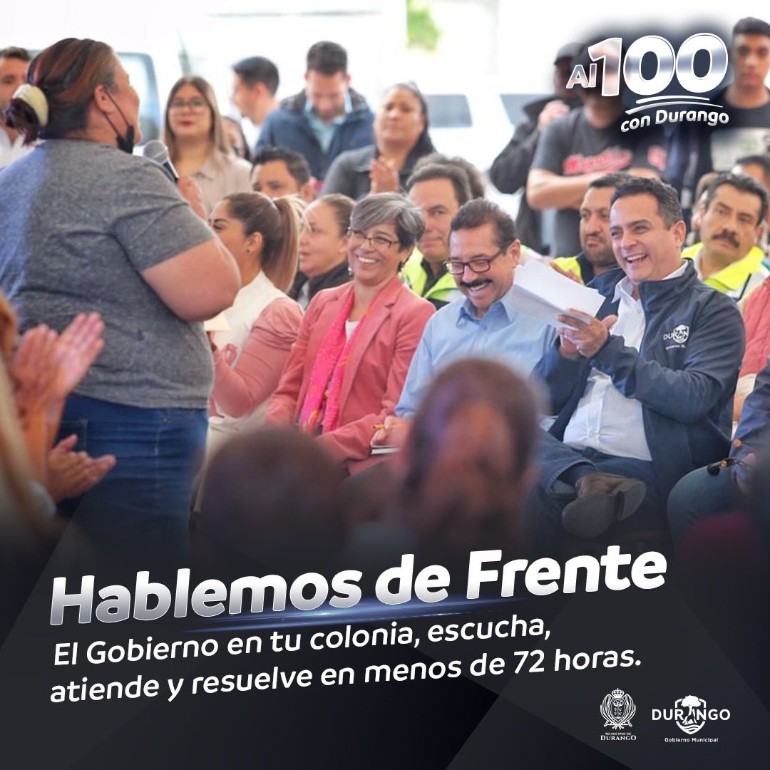 DurangoCap's tweet image. #HablandoDeFrente, se entiende la gente. 

Vamos #Al100ConDurango.🐺💯