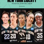 Image for the Tweet beginning: The New York Liberty are