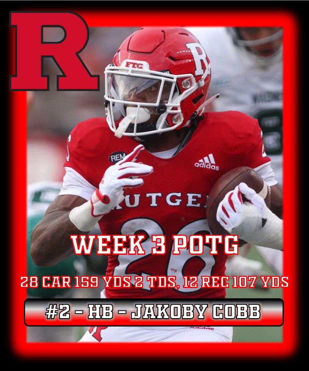 It’s GAMEDAY Knights! Let’s get after it and get the win over VT! First thing though is congratulations to our Week 3 POTG Jakoby Cobb!